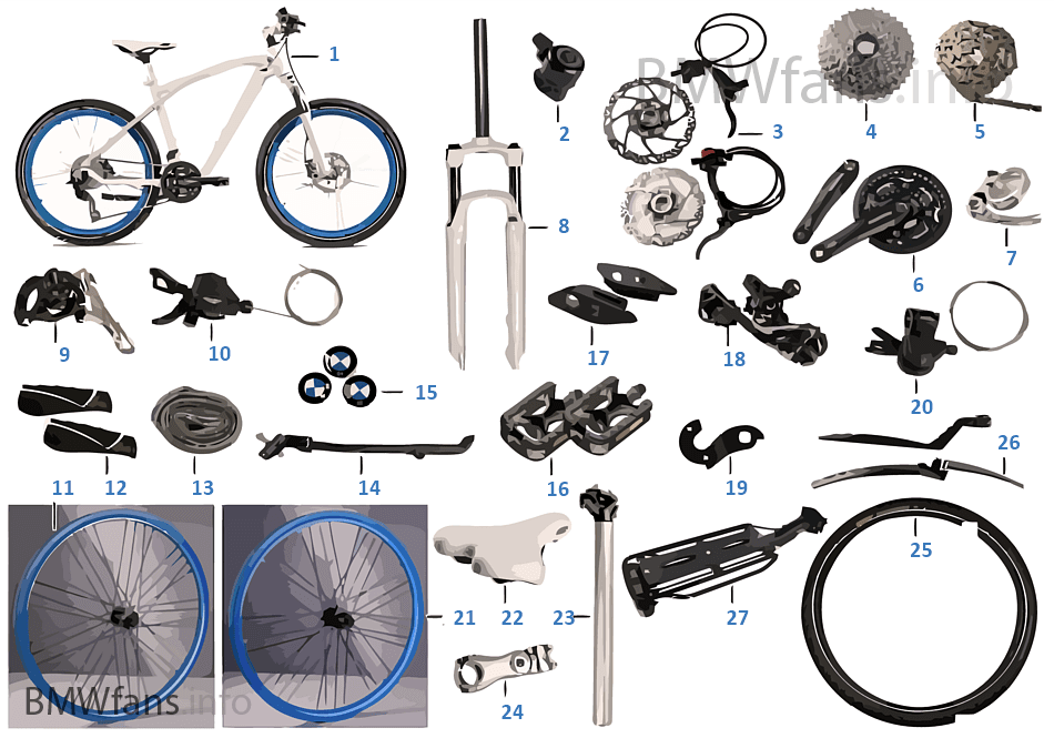 BMW Replacement parts — Cruise Bike 2014