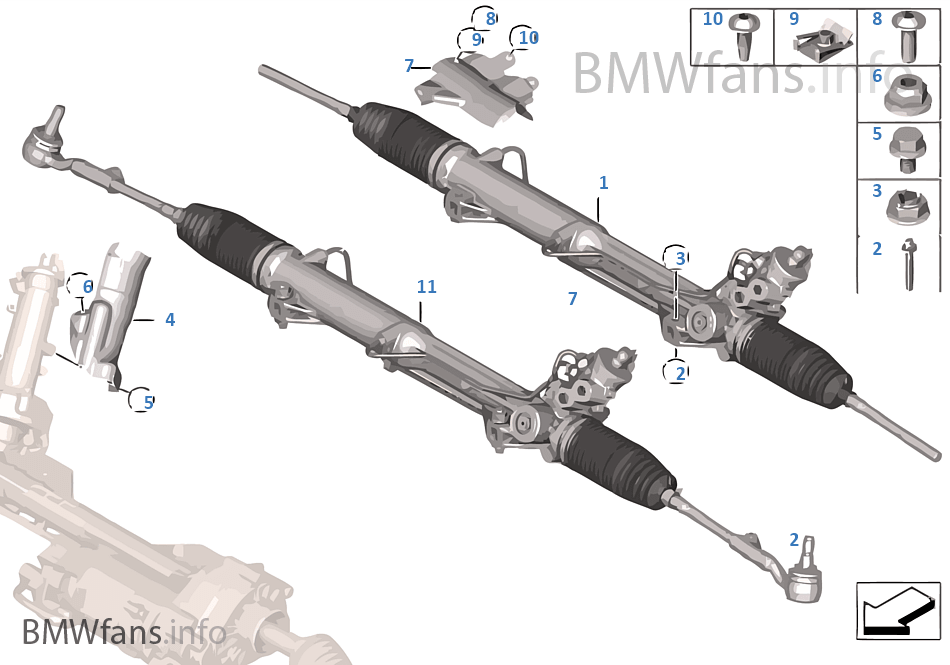 Hydro steering box