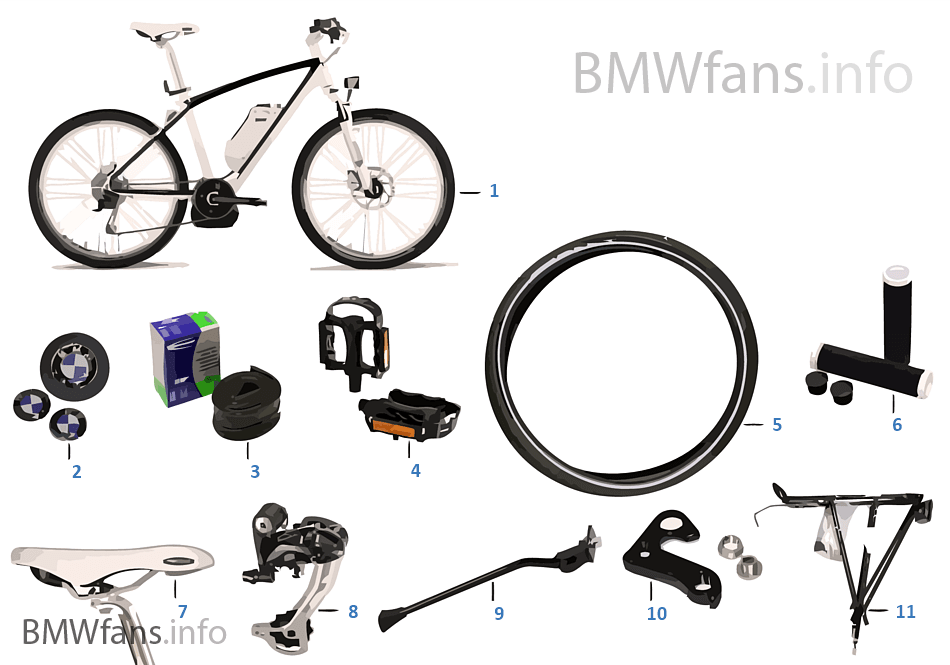 bmw bicycle accessories