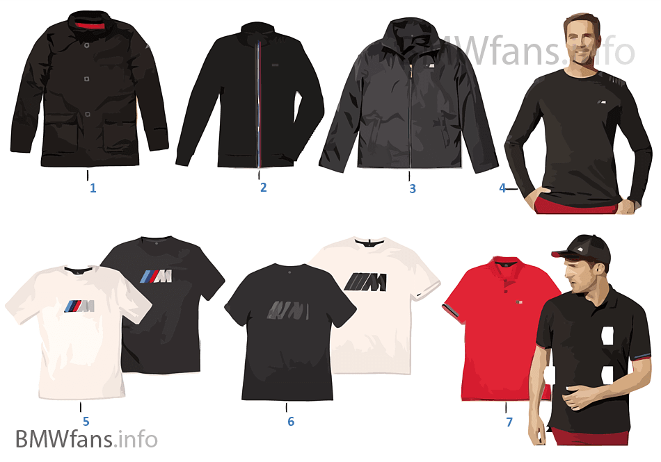 เสื้อผ้าบุรุษ14/16 ของ BMW M Collection