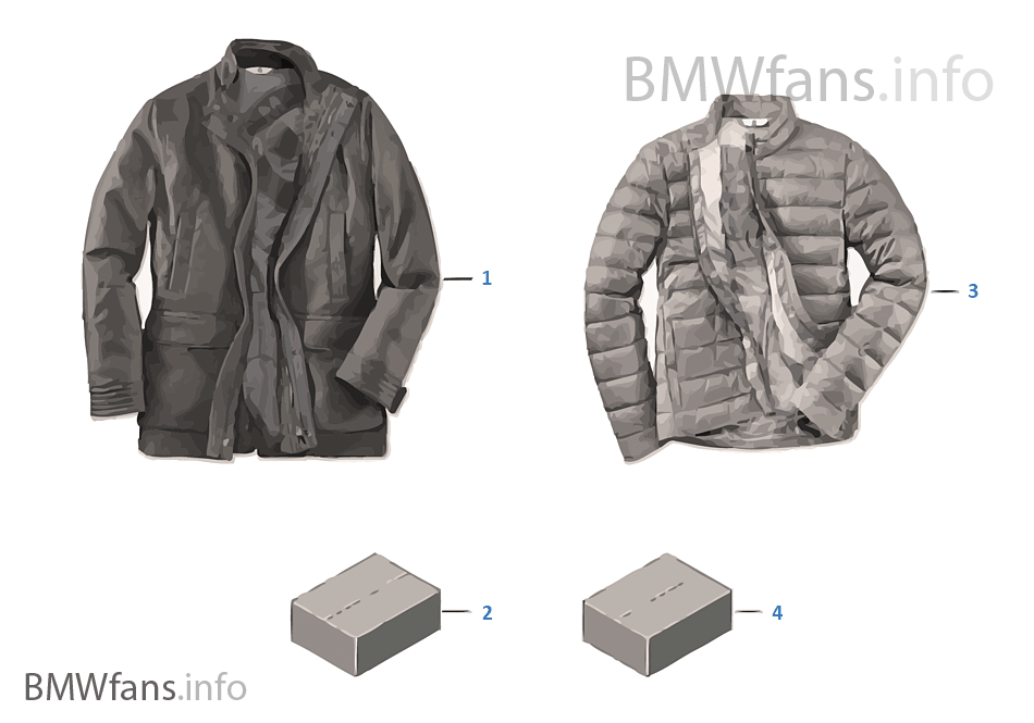 BMW Coll. Мужские куртки/свитера 16-18