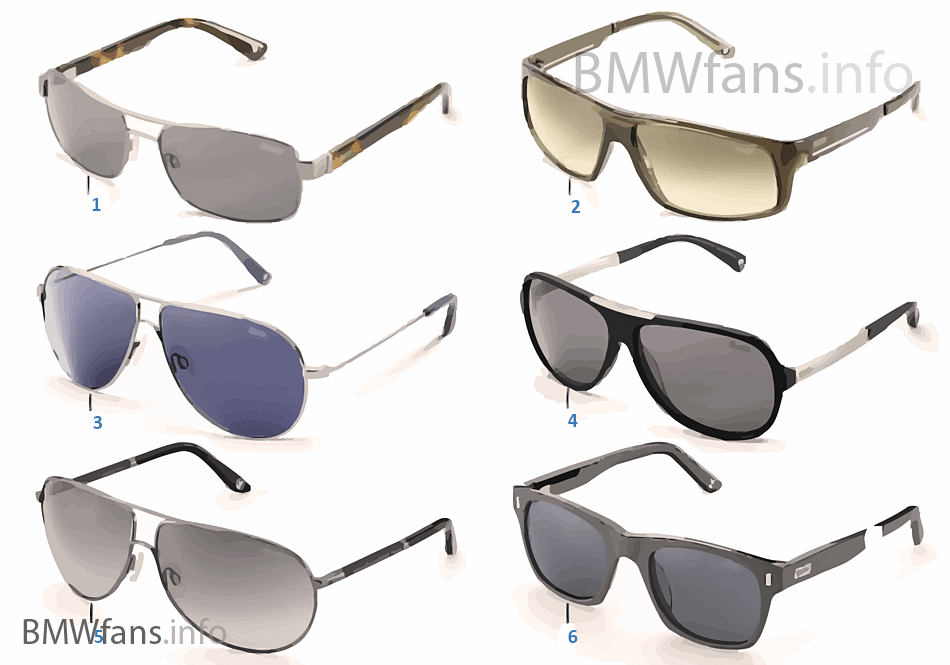 BMW Coll. gafas de sol 2014-16, 2016-18