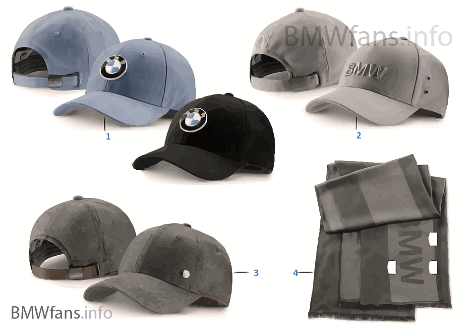 BMW Collection casquettes/écharpes 16-18