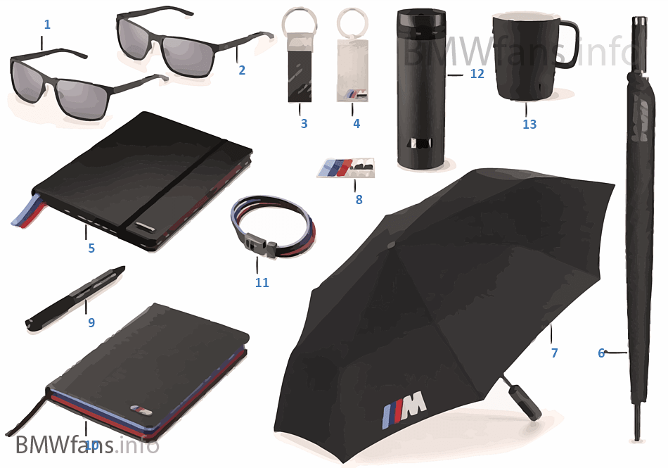 BMW M Collection — Accessories 16-18