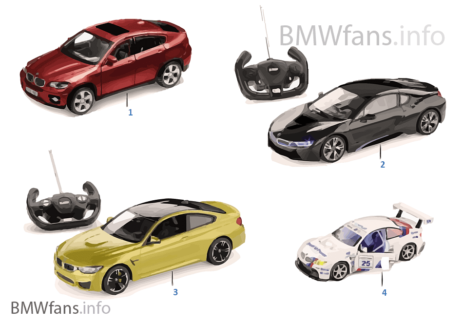 BMW děti — miniatury — Fun Cars 16-18