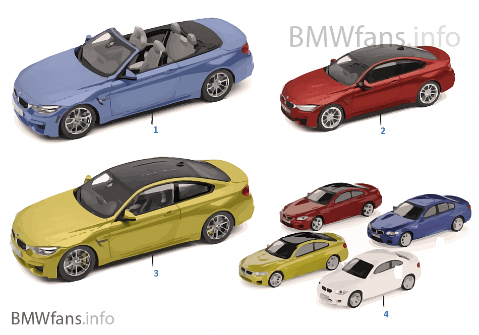 Miniaturas BMW — Serie M4 BMW 14/16