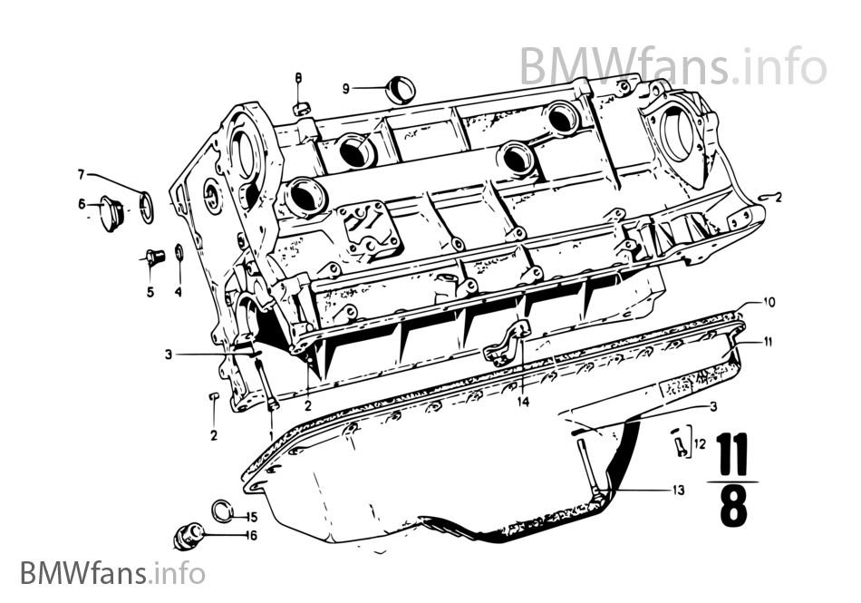 Crank case cover