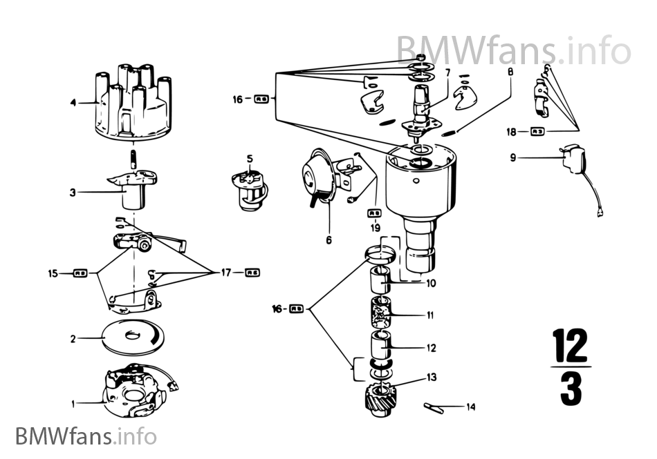 Distributor-single parts