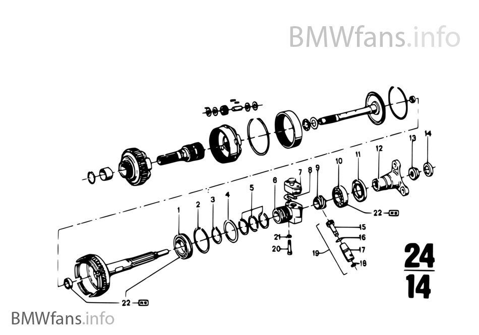 ZF 3HP20 유성기어세트