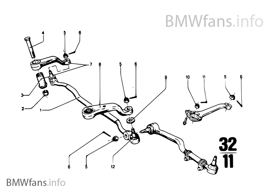 Steering linkage/tie rods