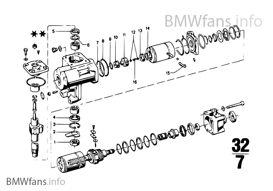 Hydro steering-oil carrier parts