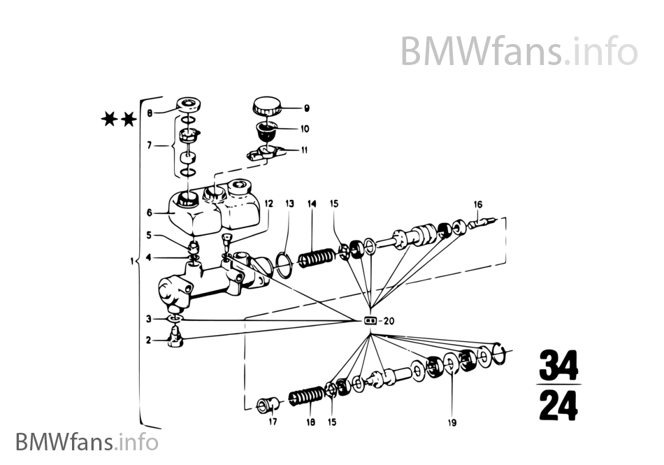 Brake master cylinder