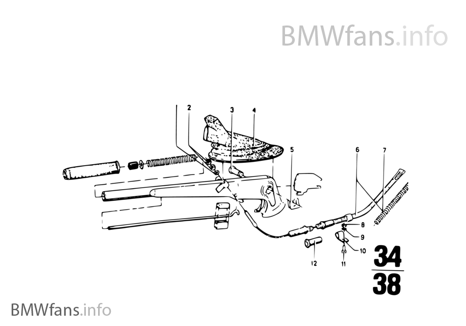 Parking brake/control