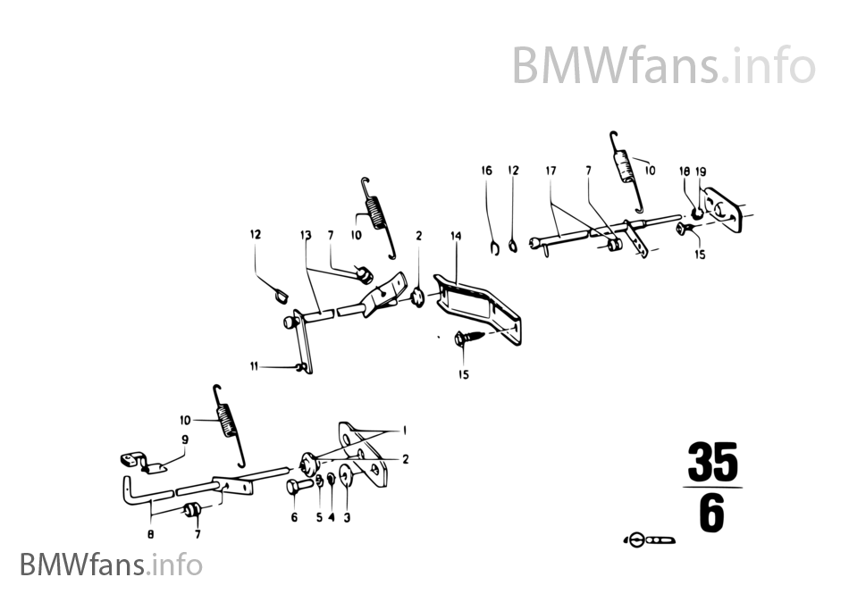 Accelerator pedal/rod assy