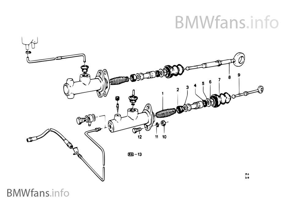 Input cylinder clutch