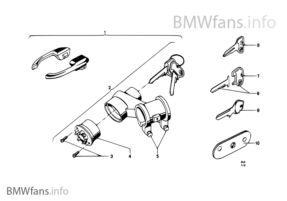 Steering lock/ignition switch