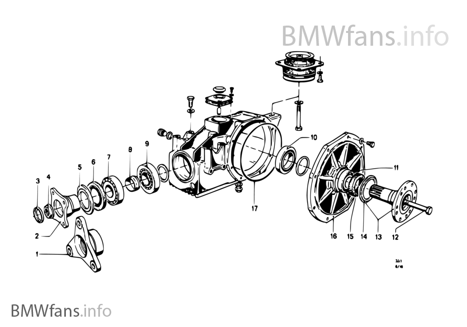 Rear-axle-drive parts