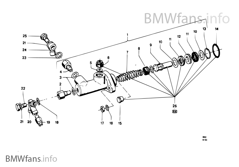 Brake master cylinder