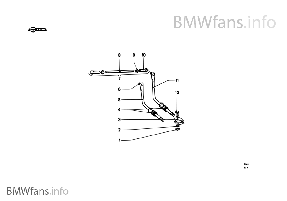 Accelerator pedal/rod assy