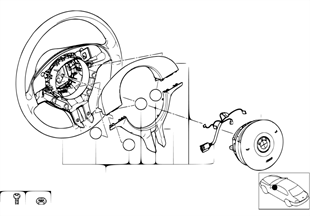 스포츠 스티어링휠,에어백-Smart/장식 커버