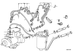 Nozzles/pipes of fuel injection system