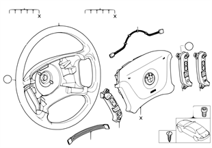 Stuurwiel Airbag-Smart multifunctioneel