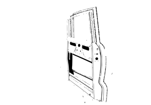 Door, rear