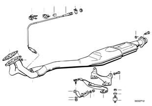 Exhaust system with catalyst