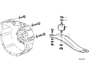Gearbox suspension/mounting