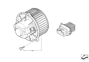 Ventilátor / montážní díly