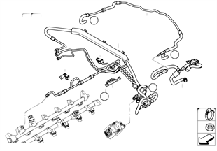 Fuel injection system — fuel line