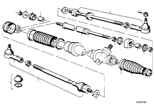 Tie rods with steering damper