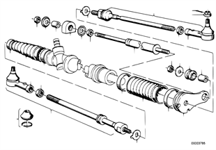 Tie rods with steering damper