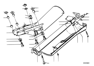 Steering column-tube/trim panel