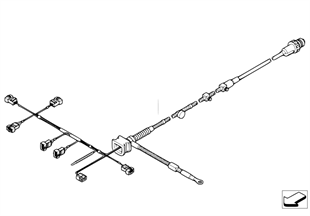 Kabelový svazek motor modul převodovky