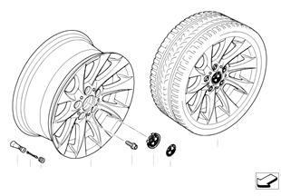 BMW LA wheel turbine styling 201