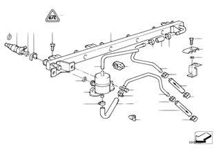 Valves/Pipes of fuel injection system