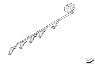 Faisceau câbles moteur module préchauff.