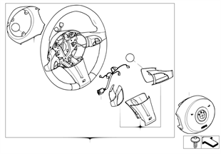 M Sportovní volant airbag multifunkční