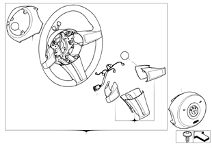 Sportovní volant airbag