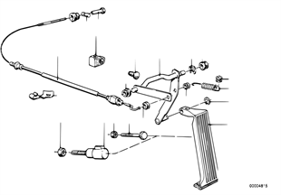 Aceleración/bowden cable LHD