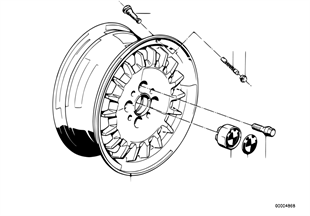 Дизайн легкосплавных колесных дисков E30