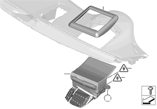 Zobrazení přístrojů na čelním skle