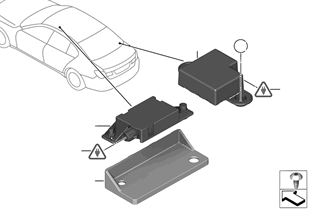 Individual parts for phone antenna
