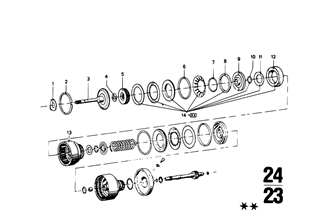 Bw 65 front clutch