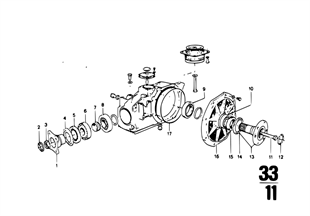 Rear-axle-drive parts
