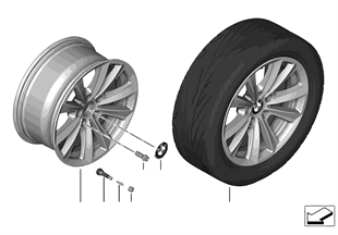 BMW LA wheel V-Spoke 236 — 17''