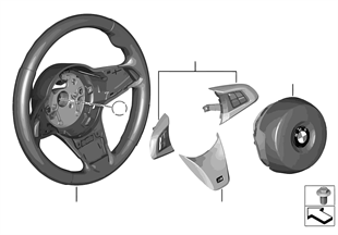 Volante M sport, airbag, multifunzionale