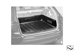 Luggage compartment pan