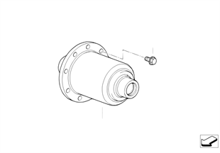Differential-limited slip diff.unit